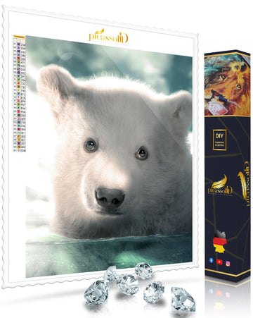 Diamond Painting - Baby Eisbär