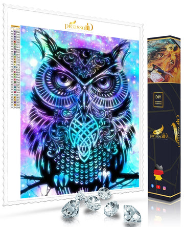 Diamond Painting - Eule der Nacht 50x50 cm
