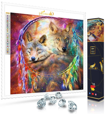 Diamond Painting - Wolfspaar Traumfänger
