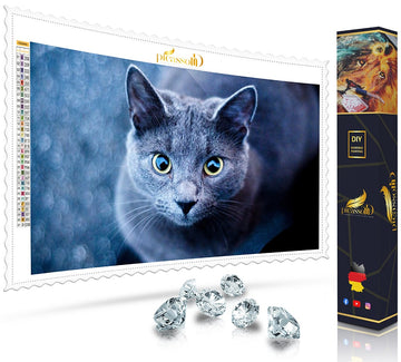 Diamond Painting - Katze der Nacht