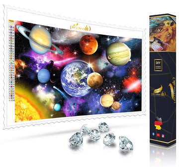 Diamond Painting - Galaxy und die Bewohner