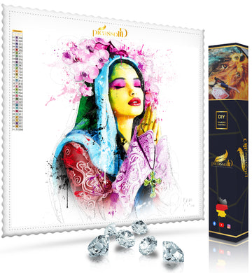 Diamond Painting - Die betende Frau 50x50 cm