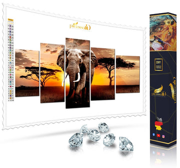 Diamond Painting - XXL-Ein Hauch von Afrika