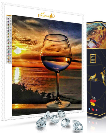 Diamond Painting - Feierabend Glas 50x65 cm