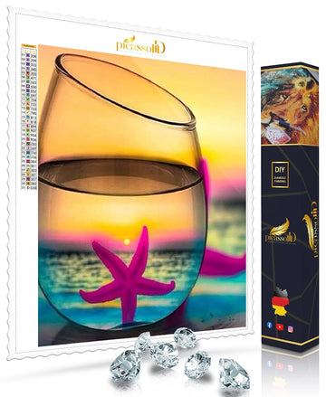 Diamond Painting - Wunschglas 50x50 cm