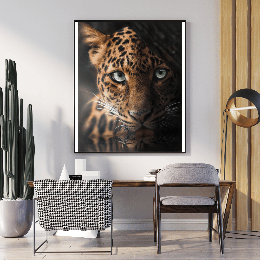 Diamond Painting - Durstiger Leopard