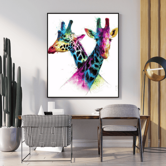 Diamond Painting - Savannah Giraffen 40x40 cm