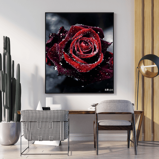 Diamond Painting - Die Rose der Liebenden