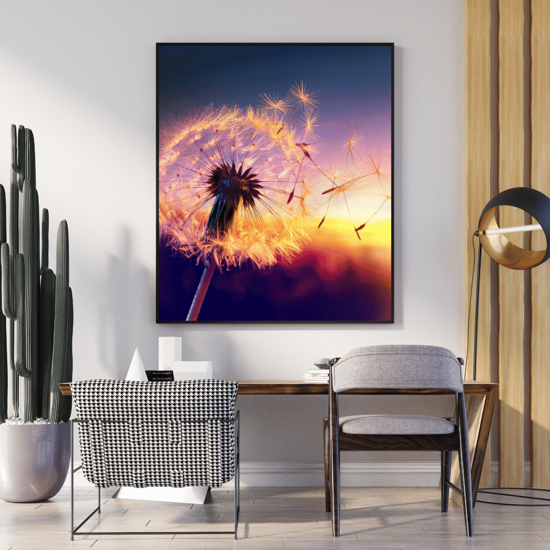 Diamond Painting - Pusteblume vom Winde verweht