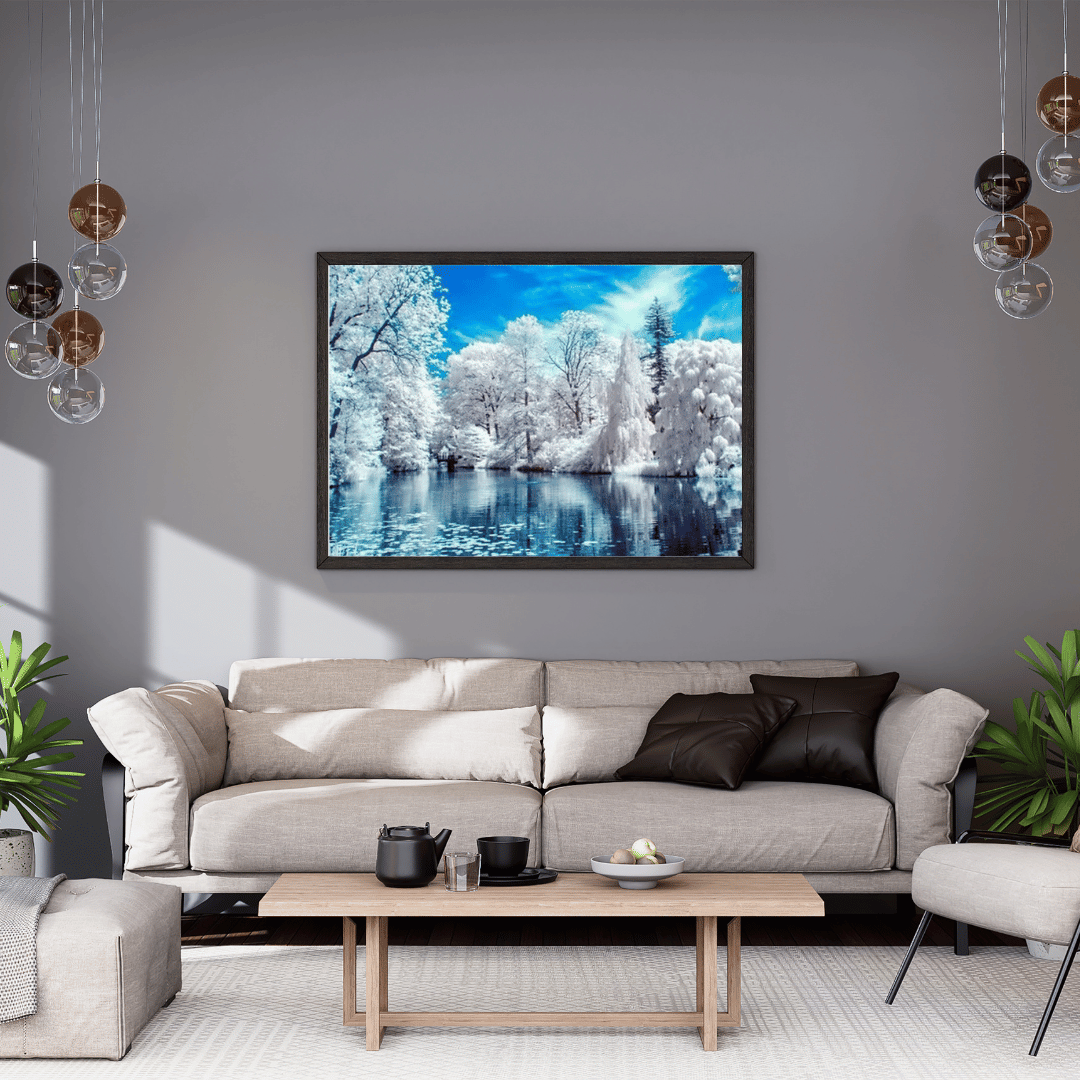 Diamond Painting - Wald der Eiszeit 50x60 cm