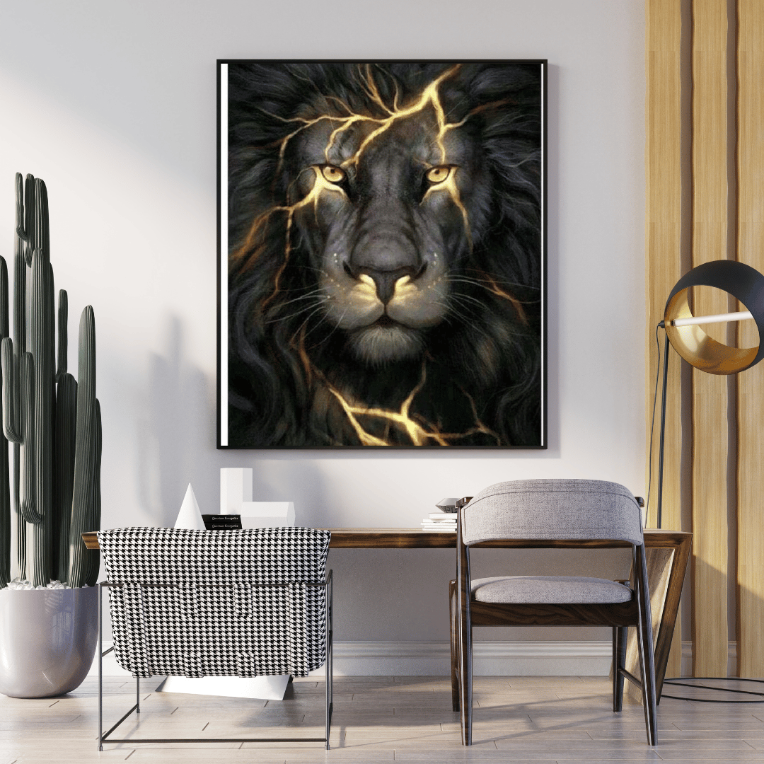 Diamond Painting - Donner Löwe 50x70 cm