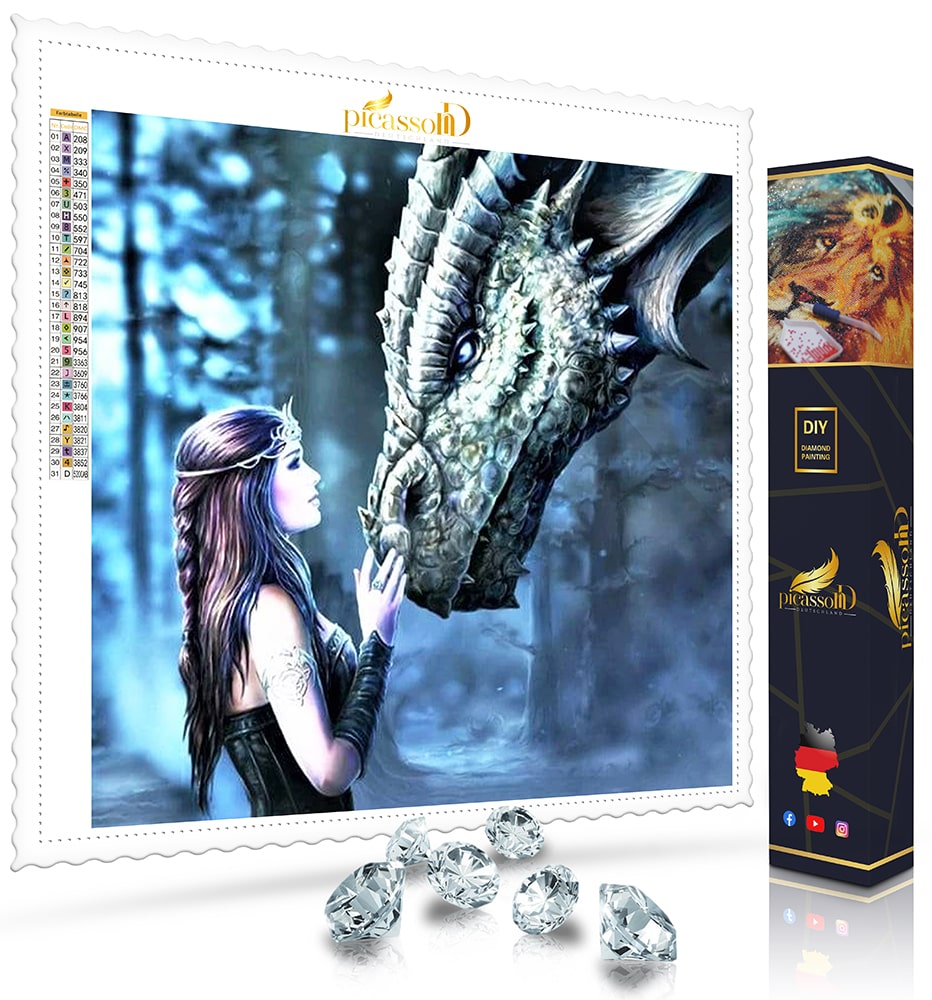 Diamond Painting - Die Drachen - Lady