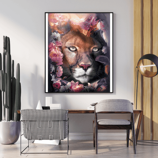 Diamond Painting - Blick in den Jungle 60x75 cm