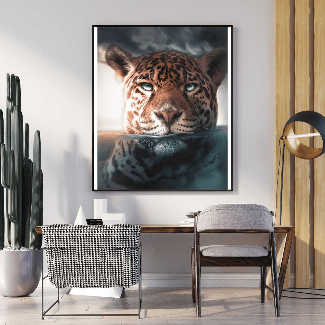 Diamond Painting - Jaguar Unterwasser 50x65 cm