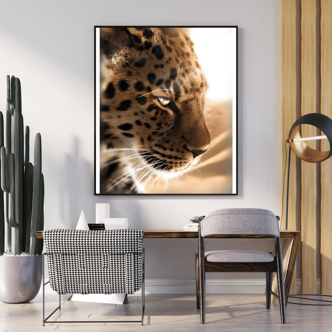 Diamond Painting - Golden Leopard 40x60 cm