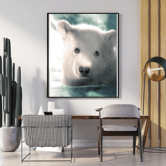 Diamond Painting - Baby Eisbär