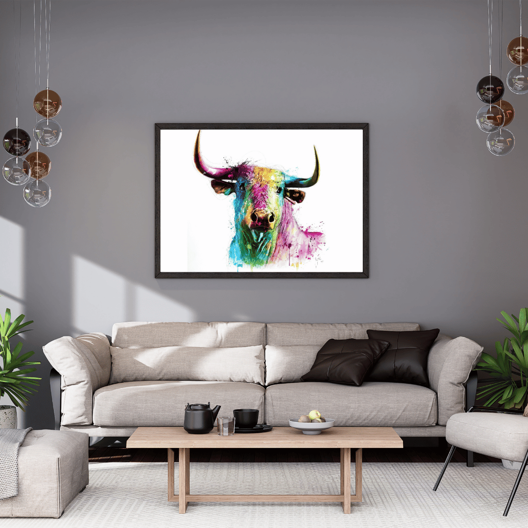 Diamond Painting - Stier der Träumer 40x40 cm