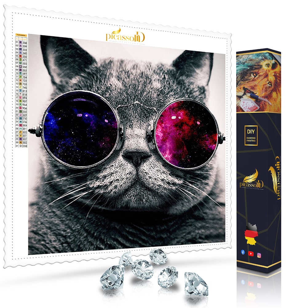 Diamond Painting - Coole Katze