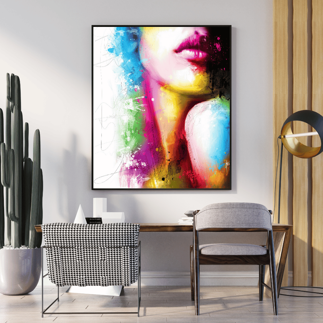 Diamond Painting - Sensual Lips 40x40 cm