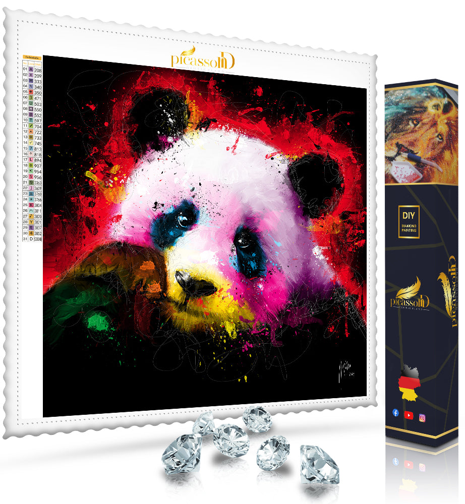 Diamond Painting - Panda Pop 40x40 cm
