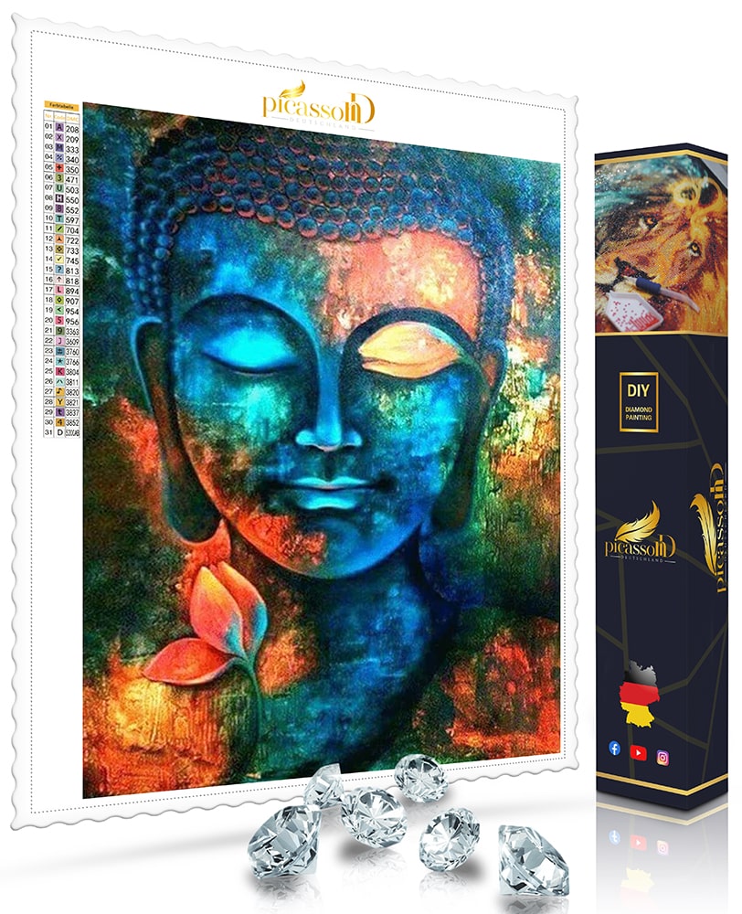 Diamond Painting - Buddha der Achtsamkeit 50x65 cm